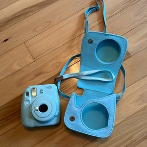 Instax mini 9 camera and case